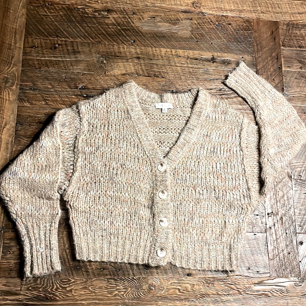 She + sky Button up cardigan